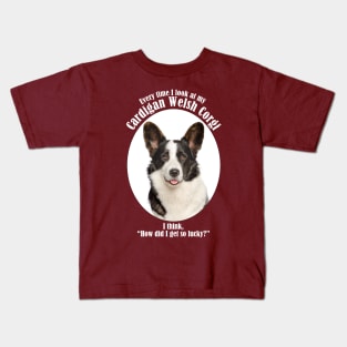 Lucky Corgi Kids T-Shirt